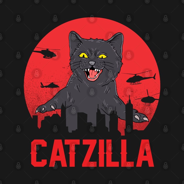 Catzilla by graphicganga