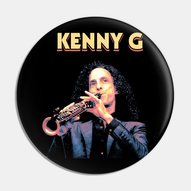 Kenny G Saxophone Pin by Bakul Jenang