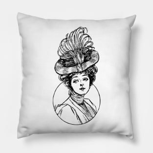 Woman portrait Pillow