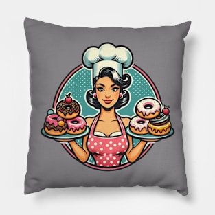 Donut Diva Pillow