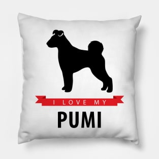 I Love My Pumi Pillow