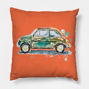 green car Pillow