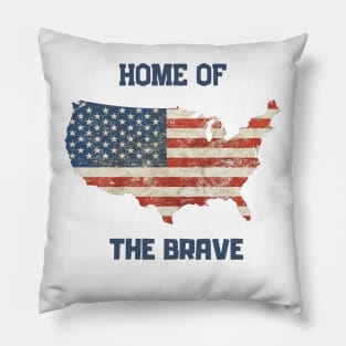 Home Of The Brave Pillow