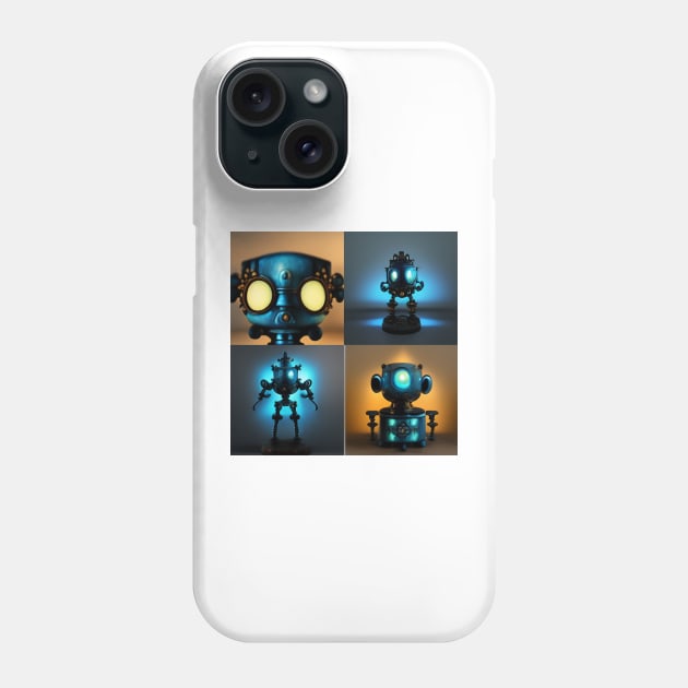 Cute Robots Phone Case by JonHerrera