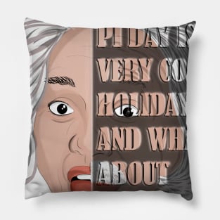 Girl and Einstein Math Pillow