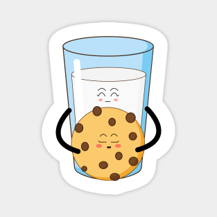 milk and cookie SWEET COUPLE Magnet