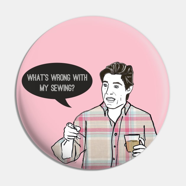 What’s Wrong With My Sewing? Pin by Katsillustration
