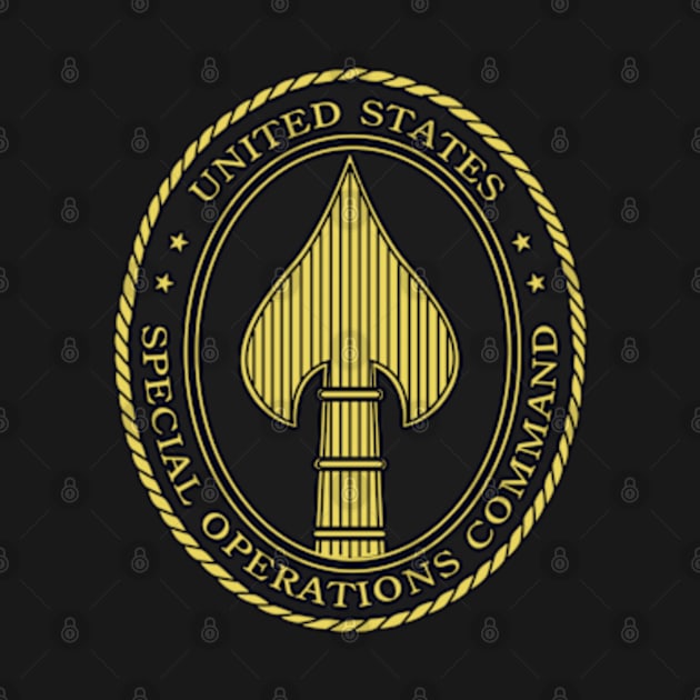 SOCOM - small chest emblem design - United States Special Operations Command by Desert Owl Designs