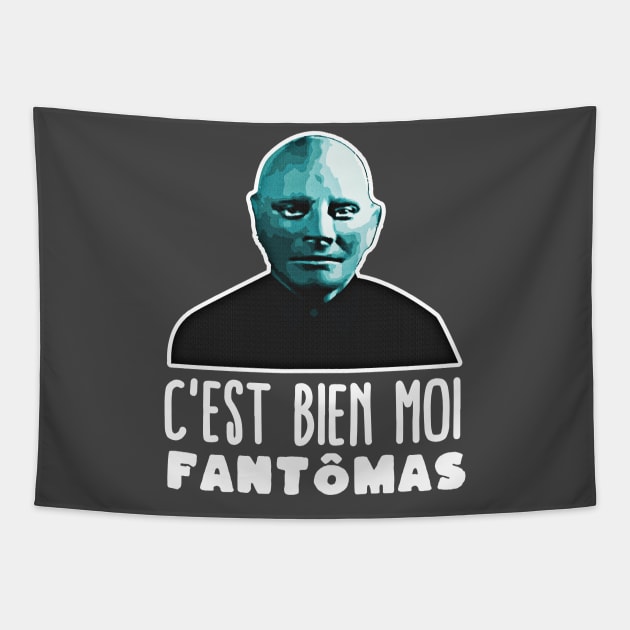 Fantômas film Louis de Funès Tapestry by Mr Youpla