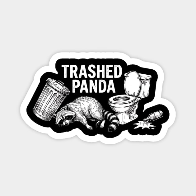 Trashed Panda Animal Lovers Gift Magnet by ArtistTee ⭐⭐⭐⭐⭐