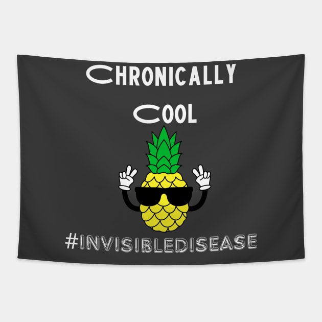 Chronically Cool Invisible Disease Tapestry by Diabeticsy