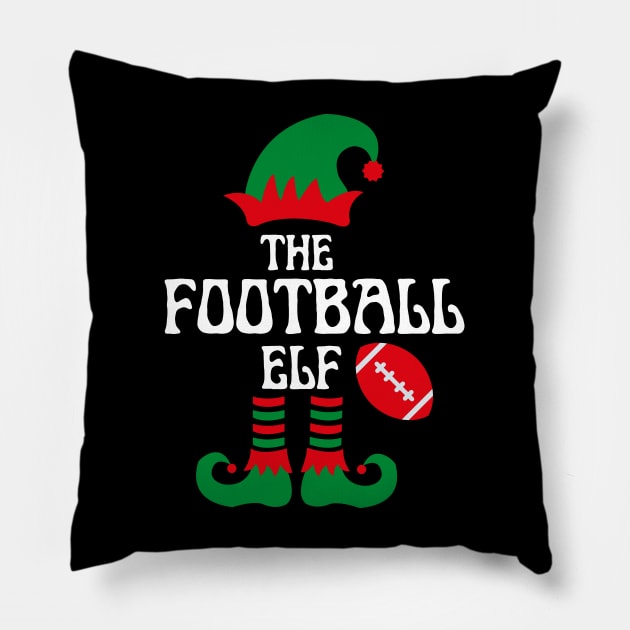 THE FOOTBALL ELF Pillow by ZhacoyDesignz