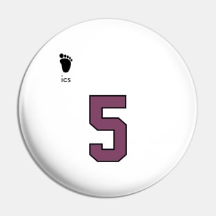 Shiratorizawa Academy - Satori Tendo Jersey Pin