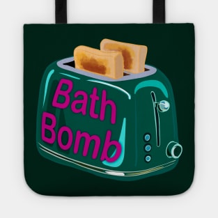 Retro inscription "Bath bomb" Tote