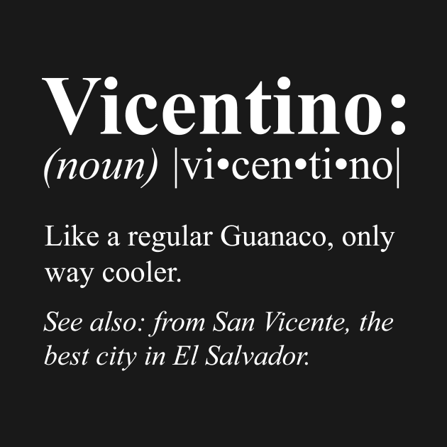 Guanaco San Vicente El Salvador Gift - Vicentino Definition by HispanicStore