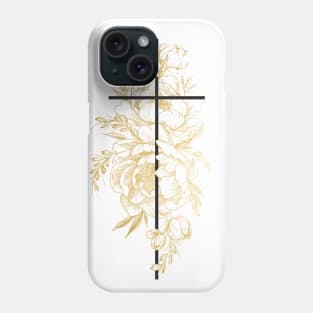 Floral Cross Phone Case