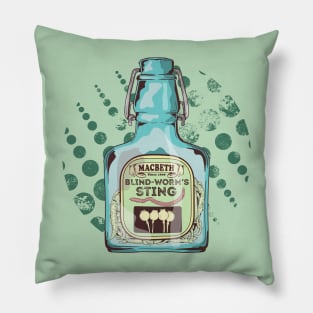 Blind worm's sting Macbeth Pillow