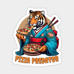 Pizza tiger for pizza lovers Magnet