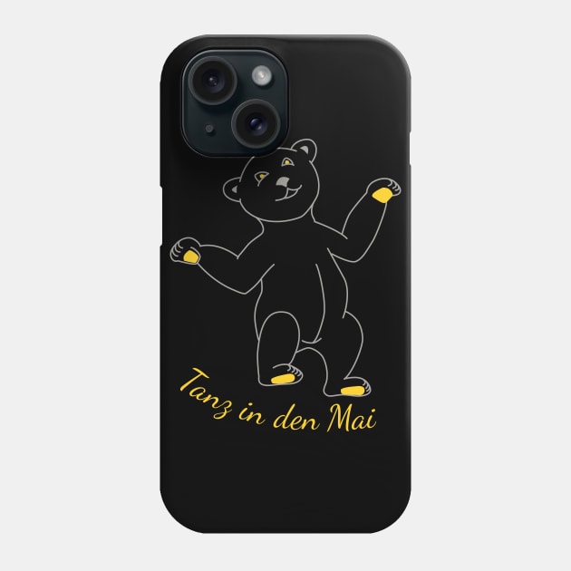 Tanz Bär in den Mai Phone Case by Guth