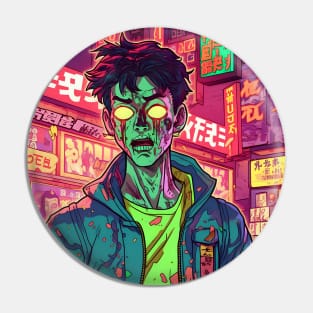 Korean Zombie man walking on the street Pin