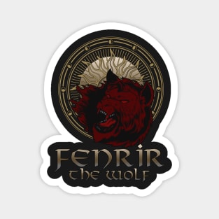 Fenrir the Wolf-A Viking Saga- Norse Mythology-Viking Magnet