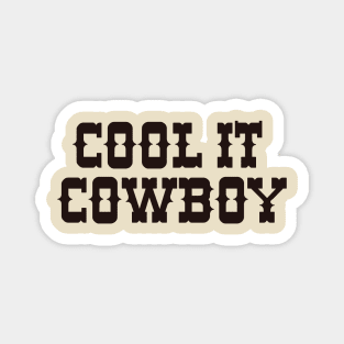 Cool It Cowboy Shirt  | Cowboy Shirt | Nashville Shirt | Bachelorette Party Shirt | Cowgirl Shirt| Pink Cowboy Shirt | Nashville Bachelorette Magnet