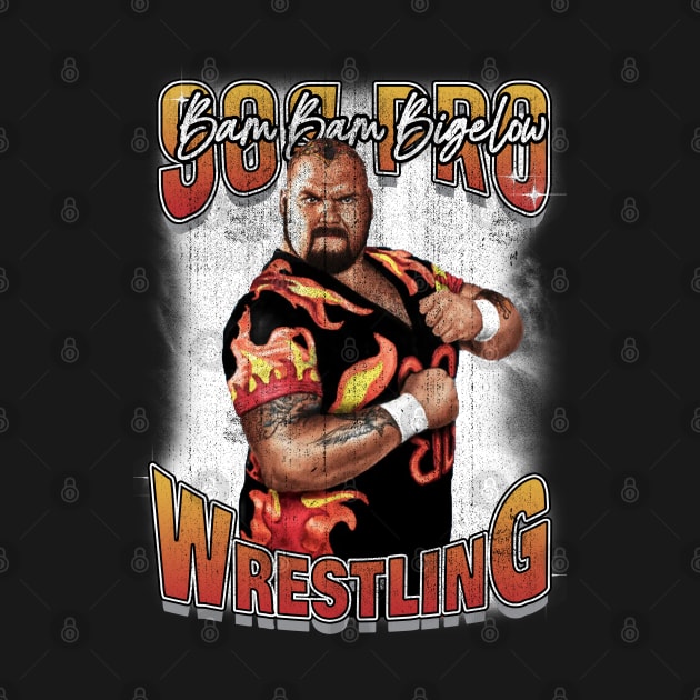 Bootleg Bam bam bigelow 90s pro wrestling by Sakonipopart