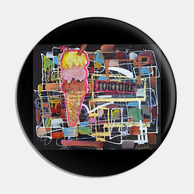 Pop-art Abstract Icecream Tourture 198 Pin by artsale