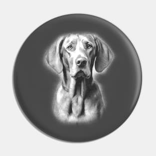 Weimaraner Dog Pin