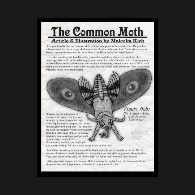 The Common Moth by MalcolmKirk