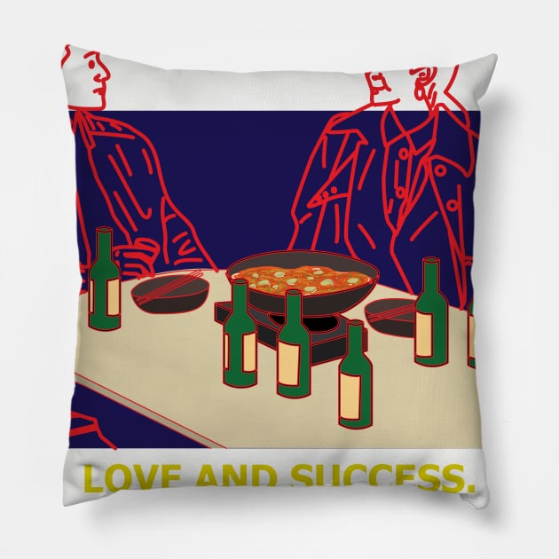 love and success itaewon class kdrama Pillow by salwithquote