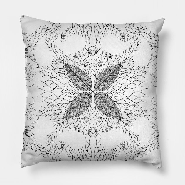 Nature's Patterns Pillow by wanungara