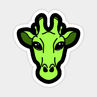 Giraffe Alien Magnet