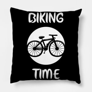 Biking Time, Cyclist Pillow