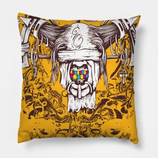 CMY Warning Pillow