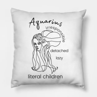 Hilarious Aquarious Pillow