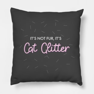 It's Cat Glitter Pillow