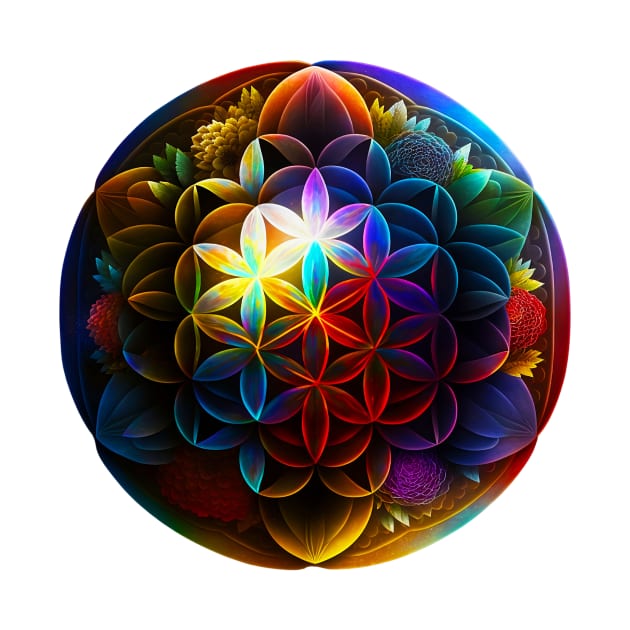 AI Flower of Life by Super Sacred Miracle Shirts