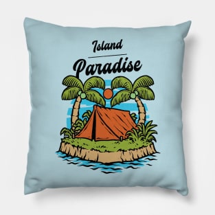 Island Paradise Tropical Pillow