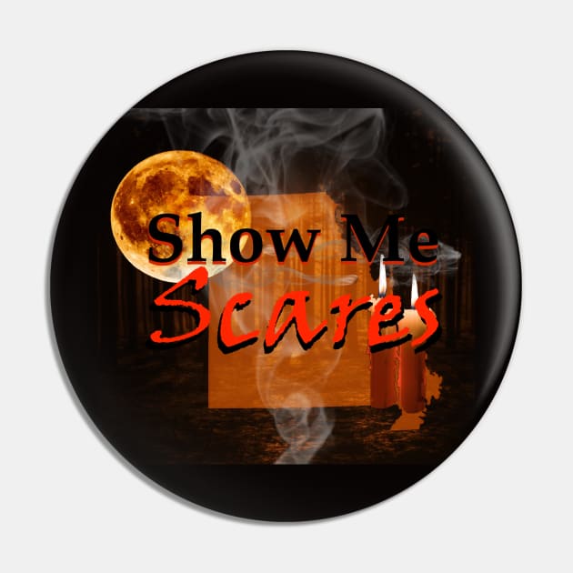 Show Me Scares Original Logo Pin by Show Me Scares Podcast