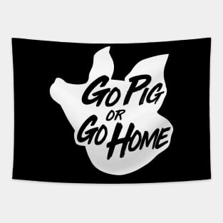 Go Pig or Go Home #3 (light) Tapestry