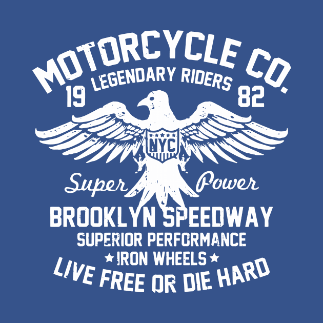 brooklyn motorcycle ride rider by Supertrooper