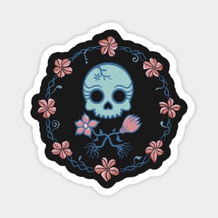 Skull garden Magnet