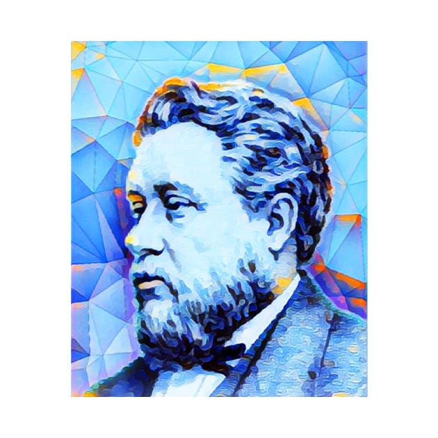 Charles Spurgeon Portrait | Charles Spurgeon Artwork | Charles Spurgeon Painting 14 by JustLit