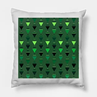 creative triangular retro video game style design Pillow