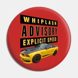 Whiplash Advisory Pin