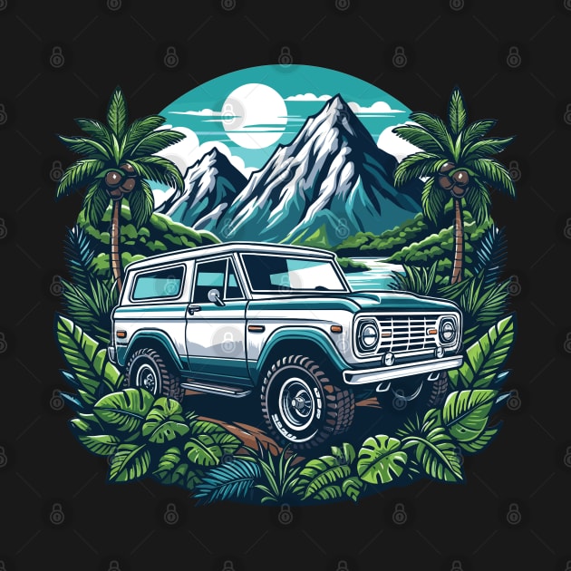 Bronco in the Wild: Unleashing Adventure with Forest by pentaShop