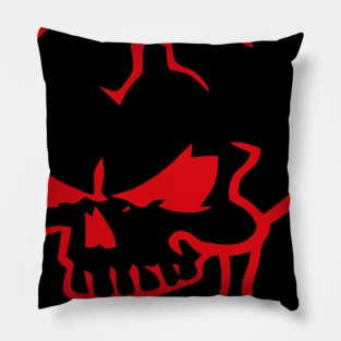 broken skull ranch Pillow