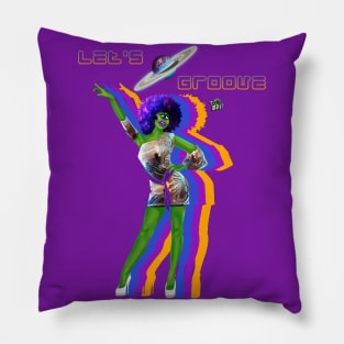 Alien Disco Pillow