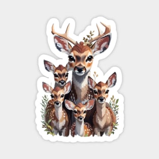 Bambi deer family Magnet